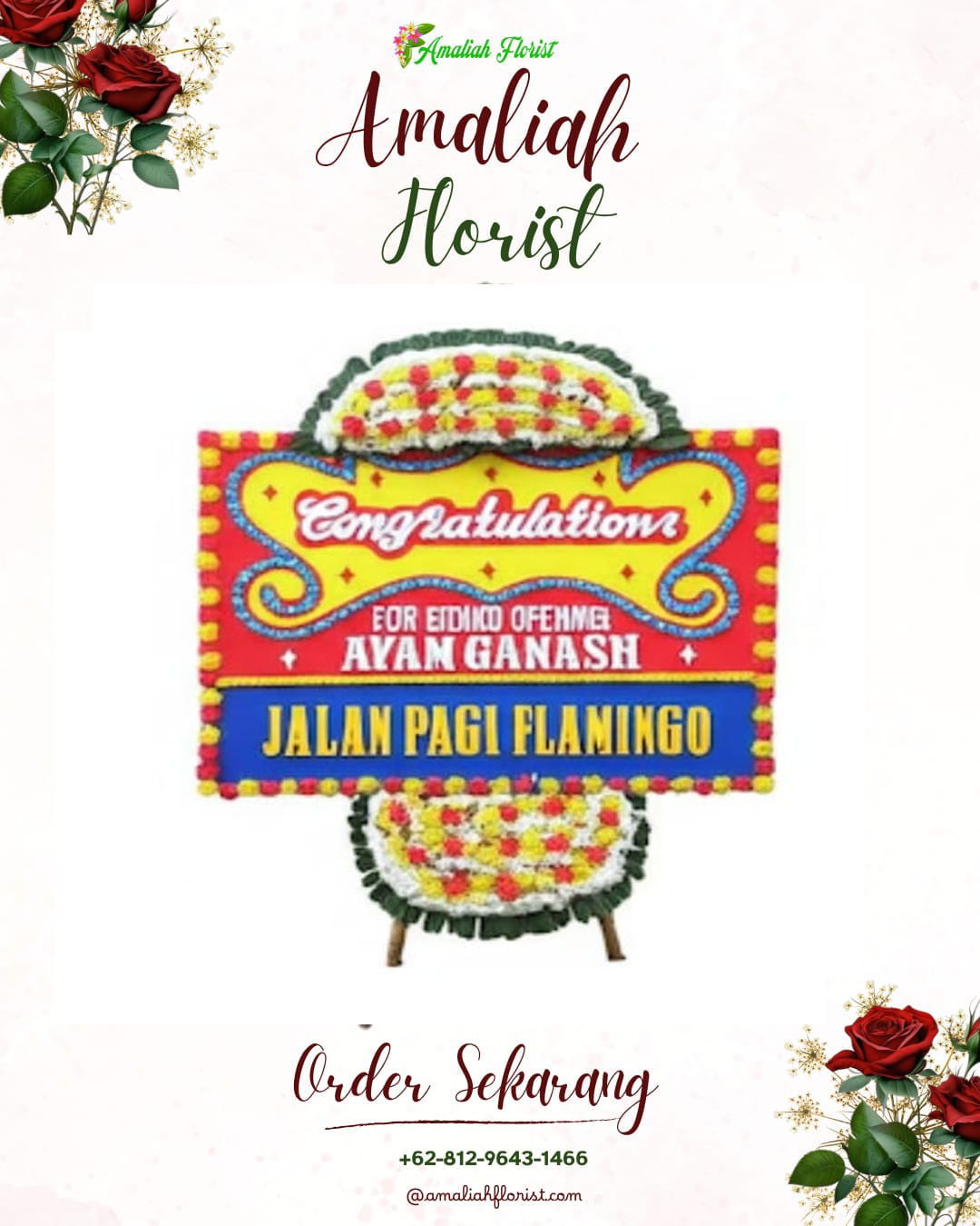 Sewa Papan Bunga Purwanegara